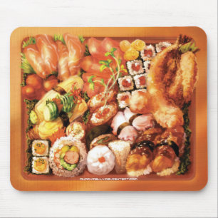 Tapis De Souris Boîte de bento de sushi - Mousepad