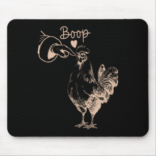 Tapis De Souris Boite de poulet Ferme de Noël Animaux de Noël Poul