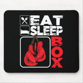 Tapis De Souris Boîte de sommeil - Boxe de salle de gym Lover Boxe