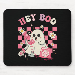 Tapis De Souris Boite Super mignonne Fantôme Amusant Halloween Fem