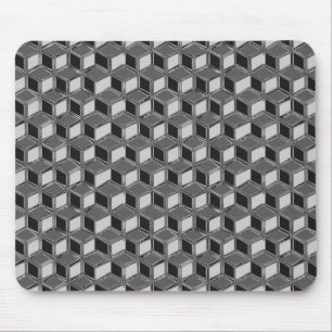 Tapis De Souris Boîtes 3D Chrome - gris hématite