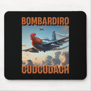 Tapis De Souris Bomrdiro Cudcudach Italien Plane de cerveau de coq