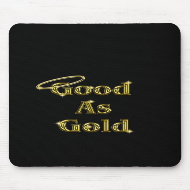 Tapis De Souris Bon comme Gold (Devant)
