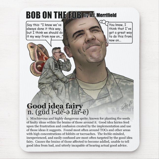 Tapis De Souris Bon mousepad de fée d'idée (Devant)