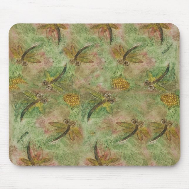Tapis De Souris Bonbon en coton dragonfly (Devant)