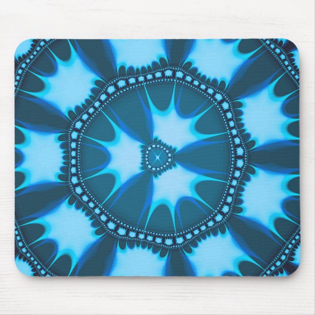 Tapis De Souris Bonheur de bleu d'Afro (Devant)