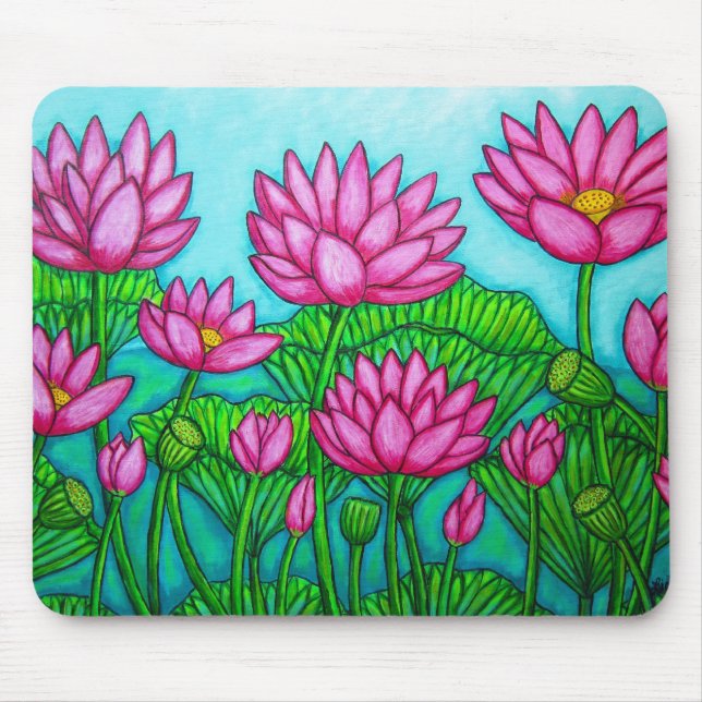 Tapis De Souris Bonheur II Mousepad de Lotus (Devant)