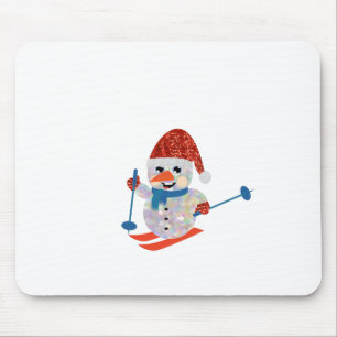 Tapis De Souris bonhomme de neige de noël