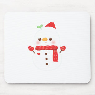 Tapis De Souris Bonhomme de neige Design