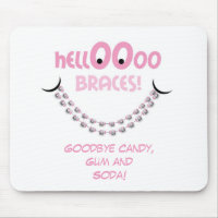 Bonjour Accompagne Pink Orthodontist Cadeau patien