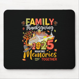 Tapis De Souris Bonjour Action de grâce Famille Croisière Voyage V