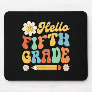 Tapis De Souris Bonjour cinquième 5e année Byck à l'école Enseigna