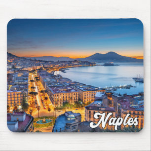 Tapis De Souris Bonjour De Naples, Italie