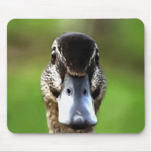 Tapis De Souris Bonjour Ducky Quirky Duck Portrait