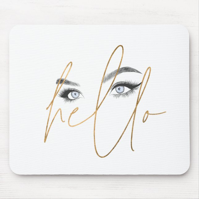 Tapis De Souris bonjour les yeux (Devant)