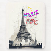 Bonjour Paris coloré