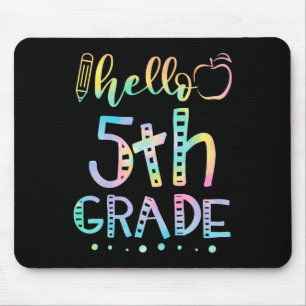 Tapis De Souris Bonjour professeur de cinquième année 5e année Byc