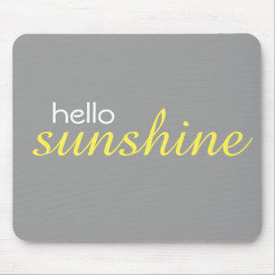 Tapis De Souris "Bonjour soleil" Mousepad