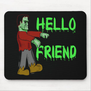 Tapis De Souris Bonjour T-shirts déplaisants de Frankenstein