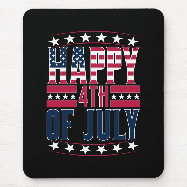 Tapis De Souris Bonne 4 juillet-69413 (Devant)
