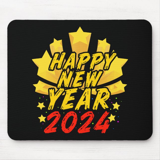 Tapis De Souris Bonne année 2024  (Devant)