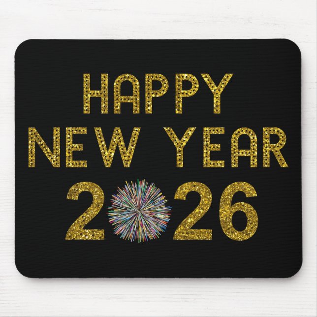 Tapis De Souris Bonne année 2026 (Devant)