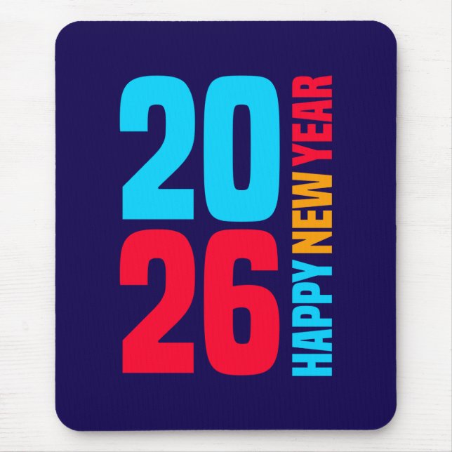 Tapis De Souris Bonne année 2026-34568 (Devant)