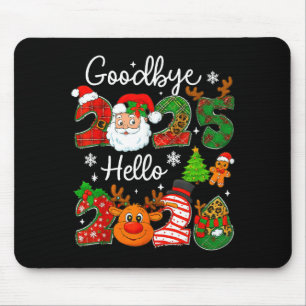 Tapis De Souris Bonne année 2026 Au revoir 2025 Bonjour 2026 Famil