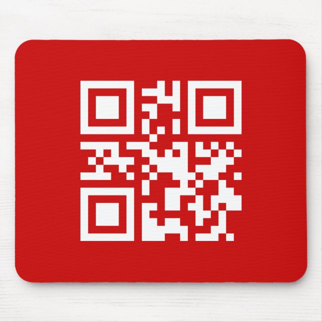 Tapis De Souris Bonne année ! — Code QR (Devant)