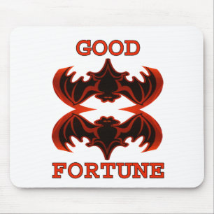 Tapis De Souris Bonne chance 1 de battes les cadeaux de Zazzle de
