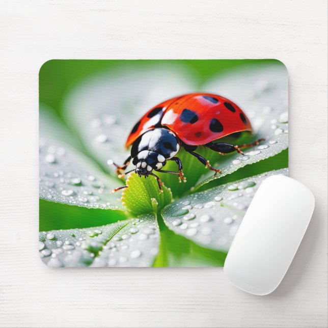 Tapis De Souris Bonne chance Ladybug (Avec souris)
