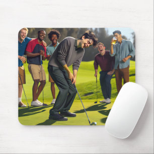 Tapis De Souris Bonne équipe de golf