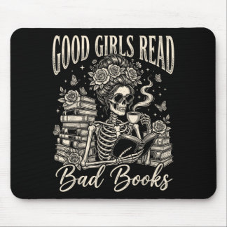 Tapis De Souris Bonne Filles Lisent Mauvais Livres Lectrice de Smu