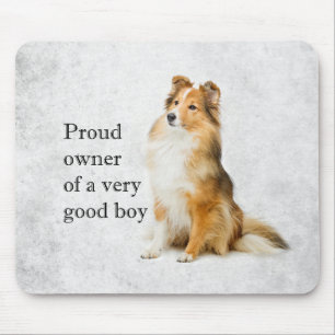 Tapis De Souris Bonne Sheltie Garçon