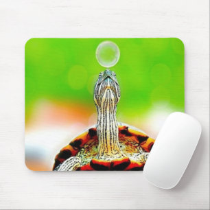 Tapis De Souris Bonne tortue avec bulle