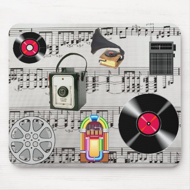 Tapis De Souris Bonnes vieilles journées (Devant)