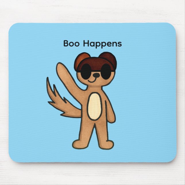 Tapis De Souris Boo Arrive Pad Souris (Devant)