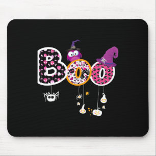 Tapis De Souris Boo Halloween Costume Araignées