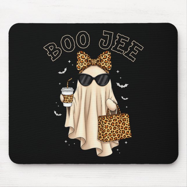 Tapis De Souris Boo Jee Boujee Ghost Halloween October Vibes Soky  (Devant)