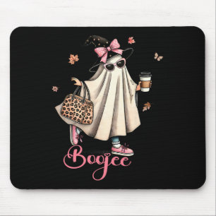 Tapis De Souris Boo Jee Ghost Boire Café Coquette Bow Hallowe