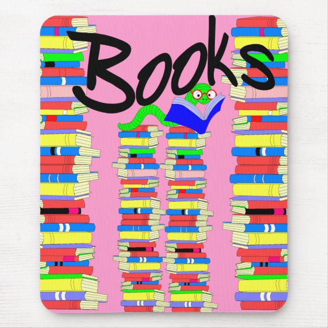 Tapis De Souris Book Love Mousepad (Devant)