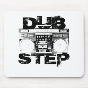 Tapis De Souris Boombox Dubstep Noir