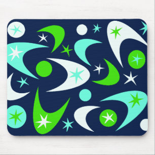 Tapis De Souris Boomerangs Rétro