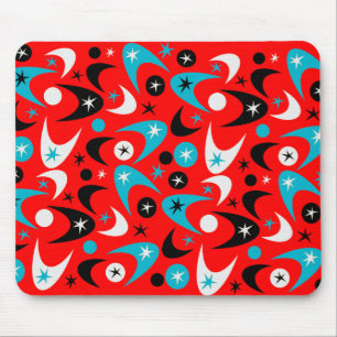 Tapis De Souris Boomerangs rétro