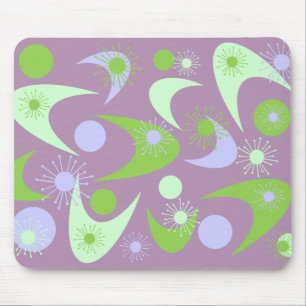 Tapis De Souris Boomerangs Rétro