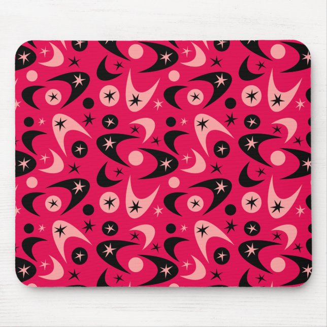 Tapis De Souris Boomerangs Rétro (Devant)