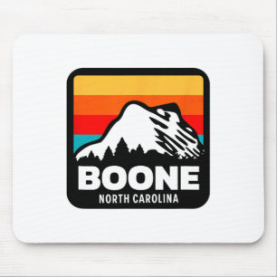 Tapis De Souris Boone North Carolina Ski Snowboard Famille Tr