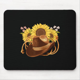 Tapis De Souris Boots Casquette Horscute Ss Cute Ss Western Cowboy