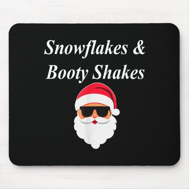 Tapis De Souris Booty Shake Christmas Funny Naughty Dirty Raunchy  (Devant)