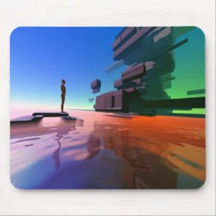 Tapis De Souris Bord de mousepad de perception